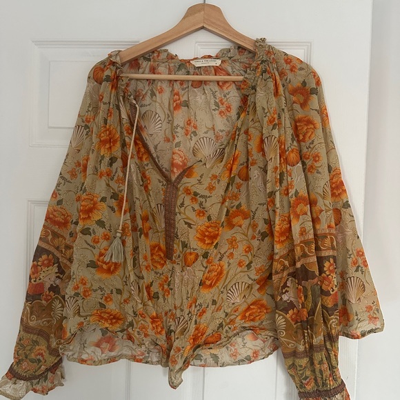 Spell Tops - Spell & the Gypsy Floral Blouse - Orange